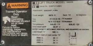 HYSTER 5000Lbs. PROPANE POWER (SKU:TLT-1-24-122869)Customer