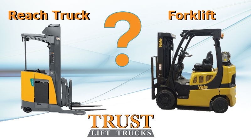 Reach truck and forklift comparison