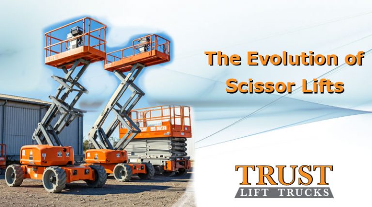 Scissor lift trust lift trucks